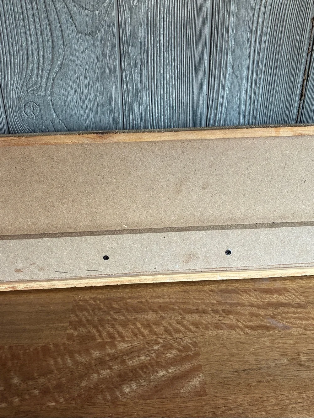 Rustic White Egg Hook Wall Rack - Unbranded 24” x8”